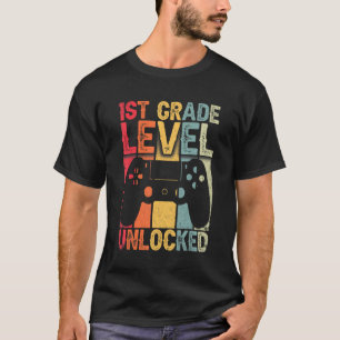 T-shirt Jeu vidéo déverrouillé de 1ère année vintage