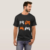 T-shirt Jeu vidéo du contrôleur de jeu d'Halloween Joueur  (Devant entier)