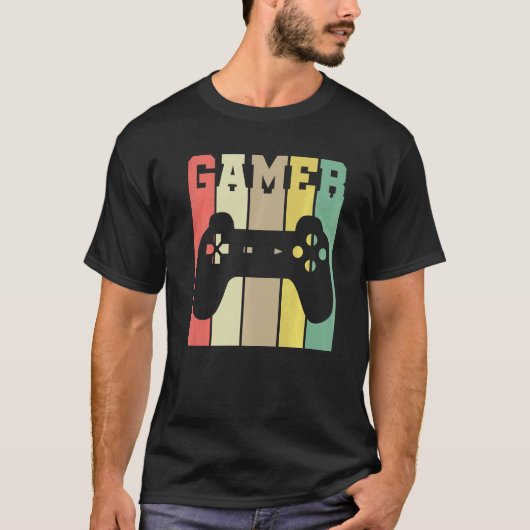 T-shirt Jeu vidéo du contrôleur du lecteur de console grap (Devant)