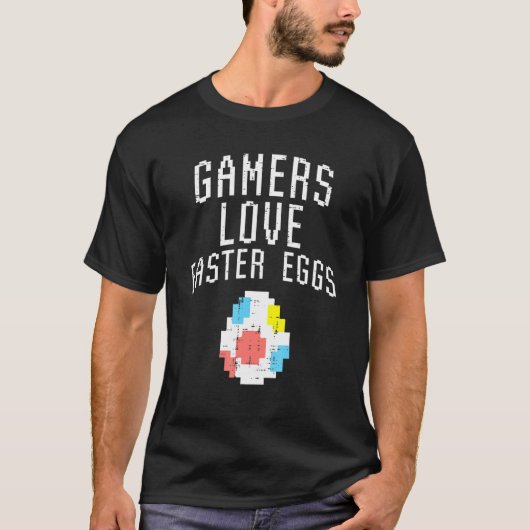 T-shirt Jeu vidéo Easter Eggs (Devant)