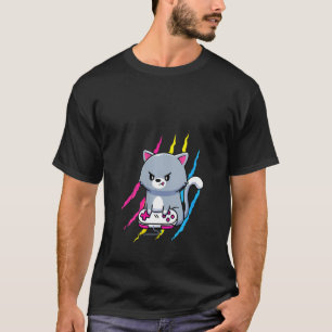T-shirt Jeu Vidéo Gaymer Pansexual Gaymer Pride Geek Lgbt