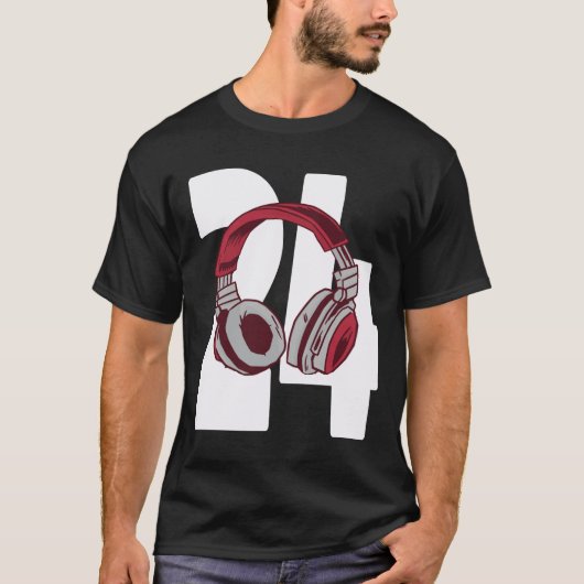 T-shirt Jeu vidéo Jeu de 24e anniversaire Jeu de jeux de 2 (Devant)