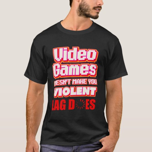 T-shirt Jeu vidéo - Jeu de décalage (Devant)