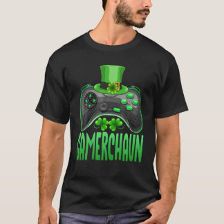 T-shirt Jeu vidéo Jeu St Patrick's Day Gamer Boys