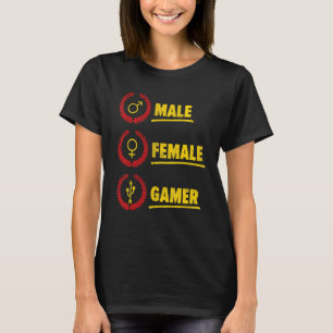 T-shirt Jeu vidéo Joueur femme masculin Joueur Jeu console