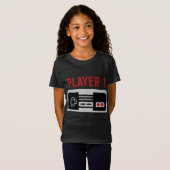 T-Shirt Jeu vidéo Matching Family Player 1 (Devant entier)