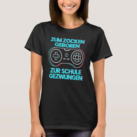 T-shirt Jeu vidéo Nerd Gamer Console Gamer (Devant)