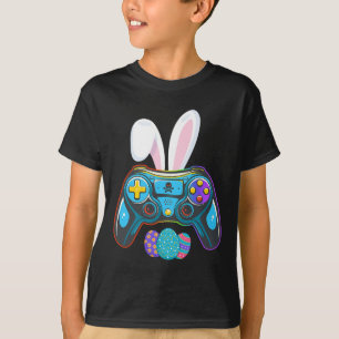 T-shirt Jeu Vidéo Oeufs Bunny Costume Pâques Garçons Enfan