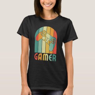 T-shirt Jeu vidéo Retro Vintage Gamer Lover Gamer Boyfrie