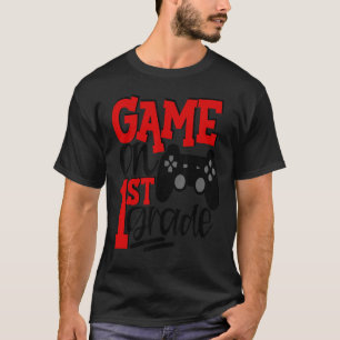 T-shirt Jeu Vidéo sur 1ère classe Contrôleur Rouge Gamer E