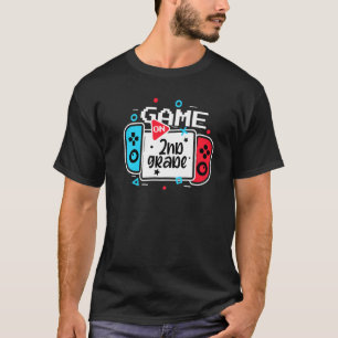 T-shirt Jeu Vidéo sur 2e année Cool Équipe Enfants Deuxièm