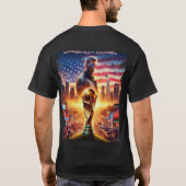 T-shirt Jeu vidéo USA dans l'espace (Dos)