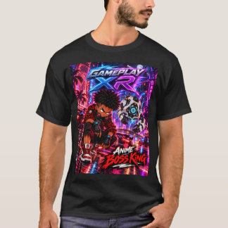 T-shirt Jeu XR Anime Boss King Ville Néon