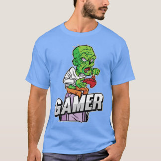 T-shirt Jeu Zombie Lazy Halloween Costume Cool Vidéogame