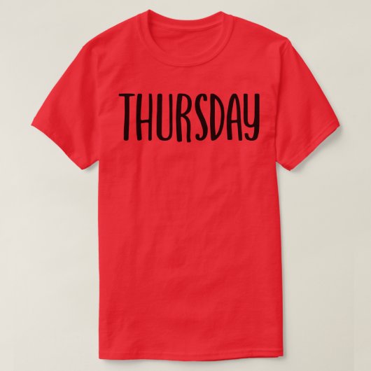 T-shirt Jeudi 1er (Design devant)