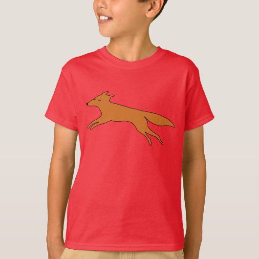 T-shirt jeune Ado renard (Devant)