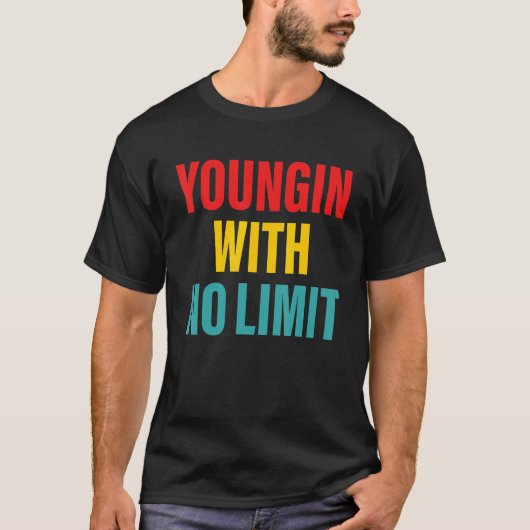 T-shirt Jeune Avec Vêtements Sans Limite (Devant)