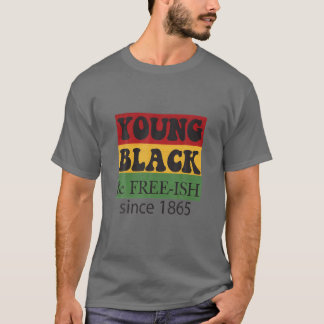 T-shirt Jeune Black Free-Ish depuis 1865 | Black History M