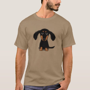 T-shirt Jeune Dachshund à Poil Long