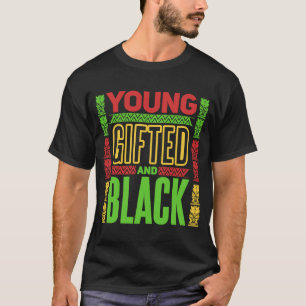 T-shirt Jeune ed et Noir Mois de l'histoire Noire 1