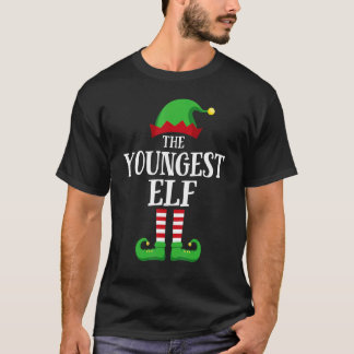 T-shirt Jeune Elf Correspondant Famille Groupe Noël Pajam