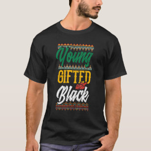 T-shirt Jeune et fier d'être noir Patrimoine afro-américai