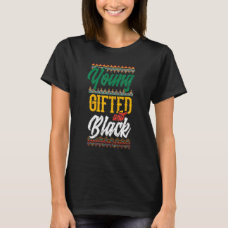 T-shirt Jeune et fier d'être noir Patrimoine afro-américai