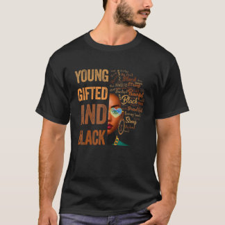 T-shirt Jeune et le Mois de l'histoire des Noirs Mélanine 