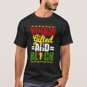 T-shirt Jeune et Noir Melanin Africain Noir Histoire M