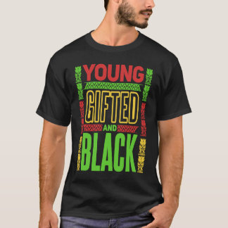 T-shirt Jeune et Noir Mois de l'histoire des Noirs 1