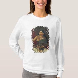 T-shirt Jeune femme avec un Veena
