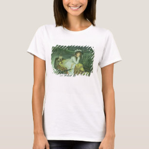 T-shirt Jeune femme de James Tissot dans un bateau, ou