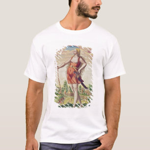 T-shirt Jeune femme d'une tribu voisine au