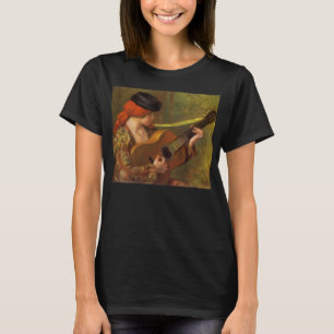 T-shirt Jeune femme espagnole avec une guitare de Pierre R