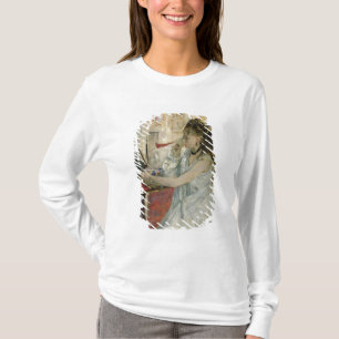 T-shirt Jeune femme saupoudrant son visage, 1877