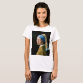 T-shirt Jeune fille à oreille perle, Johannes Vermeer, 166 (Devant entier)