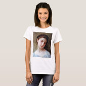 T-shirt Jeune fille, Bouguereau (Devant entier)