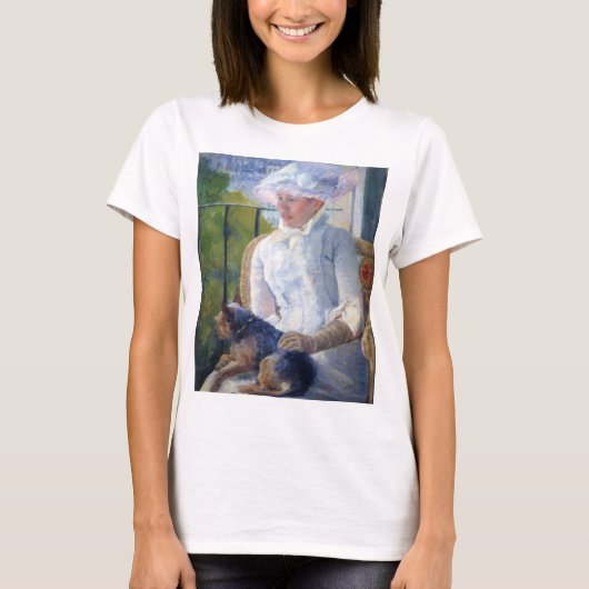 T-shirt Jeune fille et son chien, Mary Cassatt (Devant)