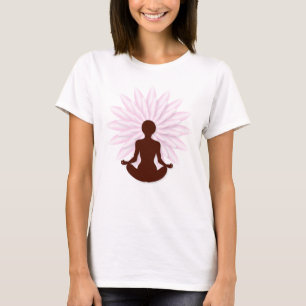 T-shirt Jeune fille pratiquant le yoga