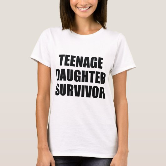 T-shirt Jeune fille Survivant (Devant)