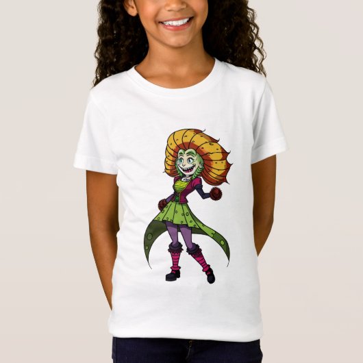 T-Shirt jeune fleur fille | Art AI (Devant)