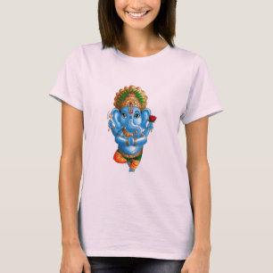 T-SHIRT JEUNE GANESHA DANS LA POSE DE YOGA D'A VRUKSHASANA