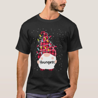 T-shirt Jeune Gnome Correspondant Famille Groupe Noël Lien