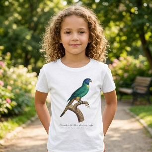 T-Shirt Jeune loriquet arc-en-ciel Trichoglossus moluccanu