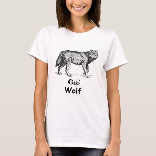 T-shirt Jeune loup cherokee (Devant)