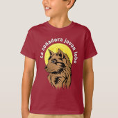 T-shirt jeune loup rêveur (Devant)