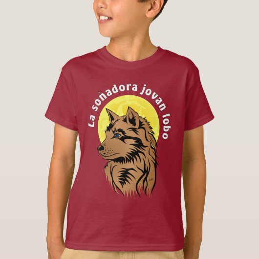 T-shirt jeune loup rêveur (Devant)