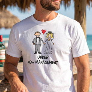 T-shirt Jeune Marié - Sous Nouvelle Direction