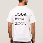T-SHIRT JEUNE MARIÉE (Dos)