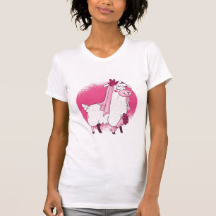 T-shirt Jeune mariée de lama